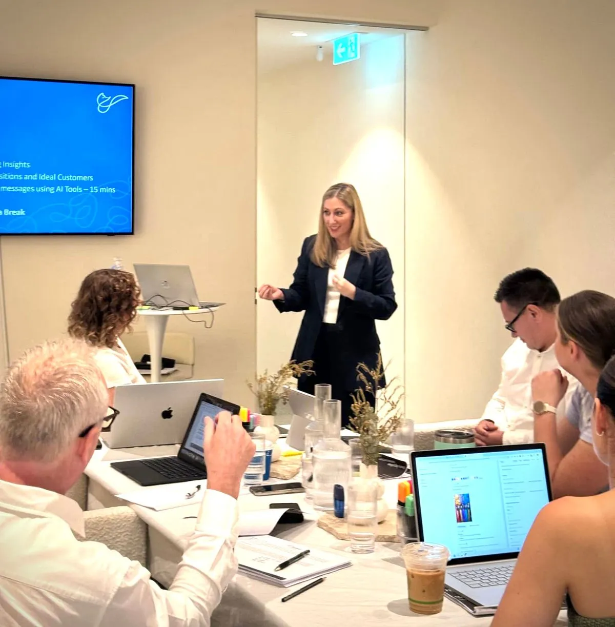 Participants at a Marketing Plan in a Day event